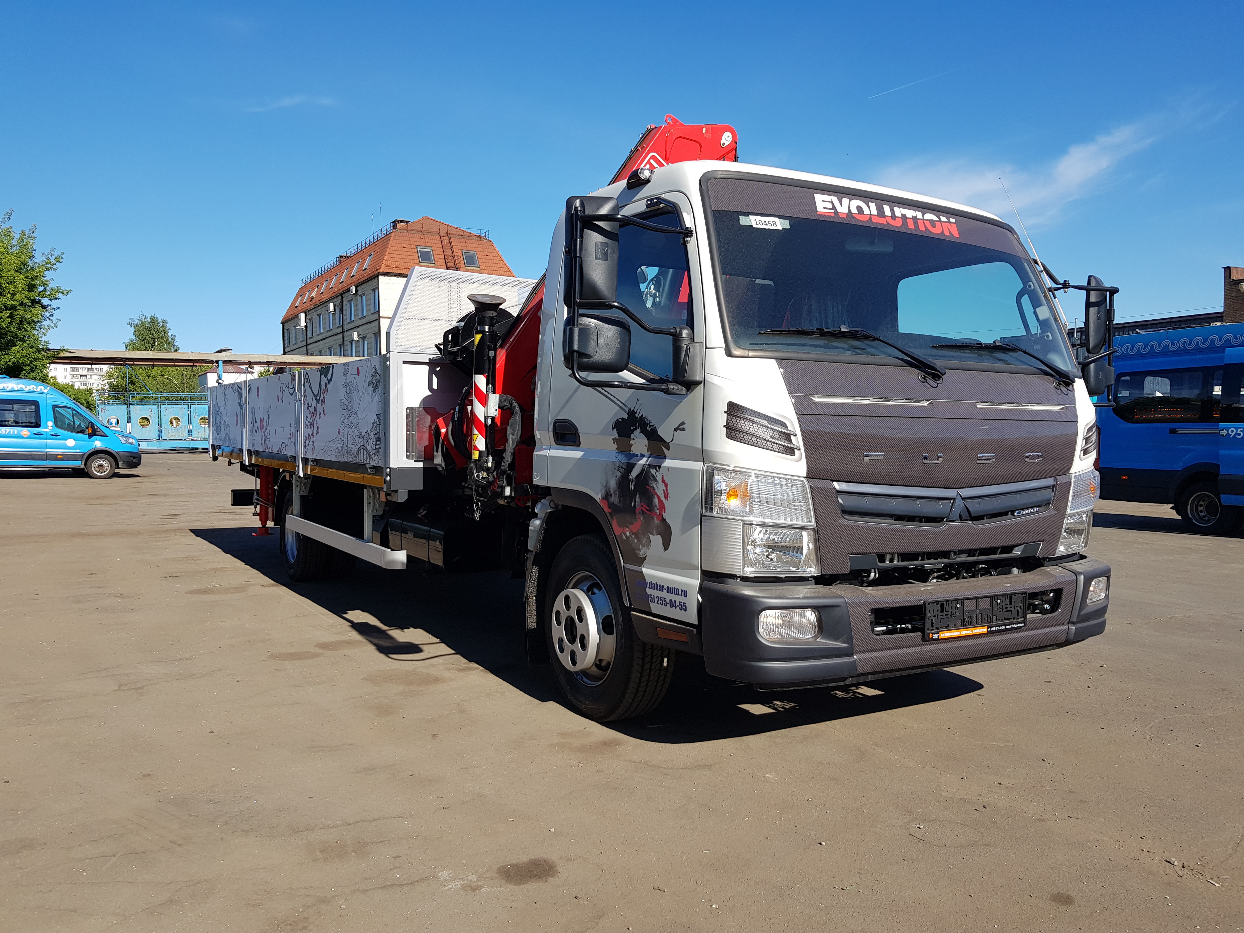 MITSUBISHI FUSO “EVOLUTION” (8,55т) с КМУ FASSI F85 0.23 с лебёдкой